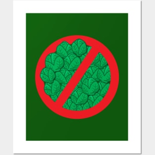 I Hate Brussel Sprouts Posters and Art